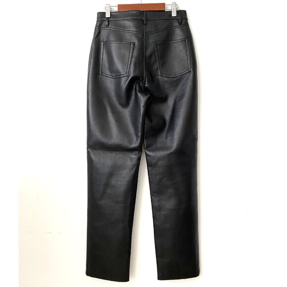 Wilfred Aritzia Black Melina Faux Leather Pants - Picture 8 of 13